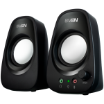 SVEN Krvaklapid 190, must, USB, vljundvimsus 2x3W (RMS)