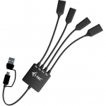 i-tec USB-C/A kaabel 4HU B 2xUSB-C 2xUSB-A