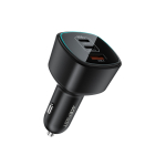 Acefast B18 200W autolaadija 2x USB-C + USB-A - Must