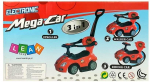 Lean Cars Toddlers Ride On Push Along with Parent Handle Mega Car 3in1 Blue