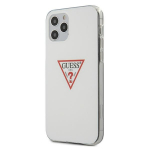 GUESS GUHCP12MPCUCTLWH iPhone 12/12 Pro 6,1" biay/white hardcase Triangle Collection