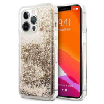 GUESS GUOHCP14LGLHFLGO iPhone 14 Pro 6,1" kuldne/kuldne karekuhere Glitter Charms