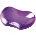 FELLOWES MOUSE PAD CRYSTAL GEL/PURPLE 9144104