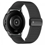 FORCELL F-DESIGN FS11 magnetilisest roostevabast terasest rihm SAMSUNG Watch 20 mm musta vrvi
