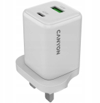 CANYON CU45AC GaN 45W 1xPD 1xQC UK Valge