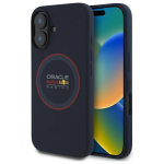 Red Bull RBHMP16S24SIILVR iPhone 16 6,1" kvambris granaatpunane/tumesinine Silikoonist punane rngas MagSafe