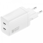 4smarts PDPlug Dual 45W GaN 2xUSB-C vrgulaadija valge