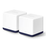 Mercusys | AC1900 Whole Home Mesh Wi-Fi System | Halo H50G (2-pakk) | 802.11ac | 600+1300 Mbit/s | Meshi toetus Jah | MU-MiMO Jah | Ei mobiilset laiusliinthendust |