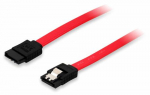 Equip SATA-kabel 7-pingvi 7-pingvi 3Gbps 0,50m roheline PVC polbeutel