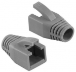Logilink Modulaarne RJ45-pistikupesa kaablikaitse 8mm hall 50tk