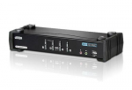 ATEN 4-pordne USB DVI kahehendus KVM vahetaja audio AND USB 2.0 hubiga (KVM kabelid on kaasas)