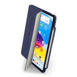 PIPETTO iPad 10.9" (10. plvkond) Origami No3 Pencil Case - Tume Sinine