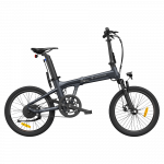 Folding electric bicycle ADO A20S AIR with front suspension, gray