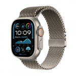 APPLE Watch Ultra 2 GPS + Mobiilside 49mm Loomuliku Titaanist Korpus koos Loomuliku Titaanist Milaneesi Silmus S
