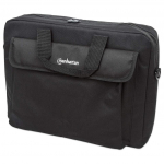 Manhattan 15.4"" Notebook Briefcase Black London, Polyester