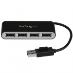StarTech.com 4-pordne mobiilne USB 2.0 hubiga kaasas kaabeliga