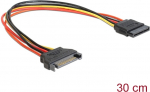 Delock SATA toitepikenduskaabel, 30 cm (60131)