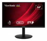 VIEWSONIC VG seeria VG2409-MHDU-2 arvutimonitor 60,5 cm (23,8) 1920 x 1080 pikslit Full HD LED must
