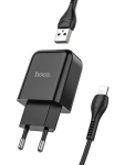 Hoco N2 USB laadija + Lightning kaabel 1m