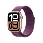 APPLE Watch Series 10 GPS 42mm Roosa Kuld Alumiiniumkorpus ja Viinamarja Sport Loop
