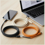 Energea Helix 60 USB-C USB-C magnetiga kaabel 480Mbps 60W 1,5m Oran