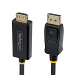 StarTech.com 15 jala (4,5 m) DisplayPortHDMI adapterkaabel kindlate liidikega, 4K 60Hz, HDR, dirsuguline DPHDMI videokonverter, DP tlauatArvHDMI monitor
