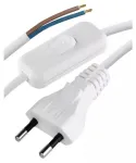 EMOS Toitejuhe PVC 2 0,75mm llitiga, 2m, valge