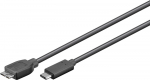 MicroConnect USB-C to USB 3.2 1 Gen 1 Micro B 0,6M Black, for