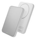 dbramante1928 re-charge - Power Bank 5K WL Slim Qi2.2 25w - VALGE