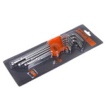 NEO L type torx key set T10-T50 9psc.