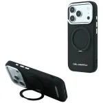 Case Karl Lagerfeld Ring Stand 360 Saffiano Classic Logo MagSafe for iPhone 18 Pro Max / 17 Pro Max