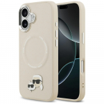 Karl Lagerfeld Etui Karl AND Choupette Magnet-kinnitusega iPhone'i 17 mbris beesi vrvitoonis