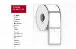 Capture Label 102 x 152mm, Core 25mm, Direct Thermal, Uncoated,
