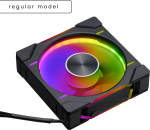 Phanteks D30-120 D-RGB PWM ventilaator, must, 120 mm (PH-F120D30_DRGB_PWM_BK01)