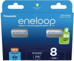 PANASONIC Eneloop AAA 750 mAh akud, 8 tk (BK-4MCDE/8BE)
