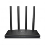 TP-LINK Archer C6U traadita ruuter Gigabit Ethernet Dual-band (2,4 GHz / 5 GHz) Must