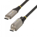 StarTech.com 3ft (1m) lalt lukkuga USB-C kaabel 10Gbps - USB 3.1/3.2 Gen 2 Type-C kaabel - 100W (5A) Power Delivery laadimine, DP Alt Mode - ksik lukk, USB-C juhtme laadimine/synkroniseerimine