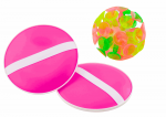 LEAN Toys Arcade Game Round Palettes Ball With Suction Cups Pink