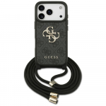 GUESS Etui 4G Big Logo Cord Stap Rihm iPhone 17 Pro must