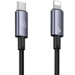 USAMS Kaabel USB-C na Lightning 30W 0,25m Kiirlaadimine stalowy/tarnish SJ679USB01 (US-SJ679)