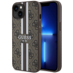 GUESS GUHMP14SP4RPSW iPhone 14 / 15 / 13 6.1" brzowy/pruun hardcase 4G trkitud triibud MagSafe