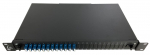 Lanview Fibre patch panel 19"" 1U with 12 x LC duplex Singlemode
