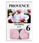 PROVENCE Tealights Orchidea 6pcs