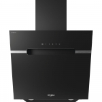 Whirlpool Kuppel AHVS 61F LT DP K, must, laius 59,8 cm, 580 m/h