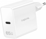 Logilink USB-C-GaN-adapter, 65 W, mobiiltelefonidele, tahvelarvutitele, slearvutitele