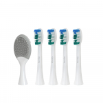 Lovio LVTB124WH-HS SonicProtect PRO hambaharja otsikud, pehmed, valged