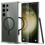 Spigen Ultra Hybrid OneTap Ring Case MagSafe'i toetusega Samsung Galaxy S23 Ultrale - Must