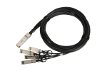 Extralink QSFP+ DAC | QSFP+ kaabel | DAC, 40Gbps kuni 4x 10Gbps 3m, 30AWG