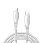 Joyroom S-A59 Vibrant Series 60W USB-C - USB-C kaabel 1,2 m - Valge