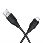 Silikoonkaabel USB A Lightning Hoco 2,4A 1 m X124 must